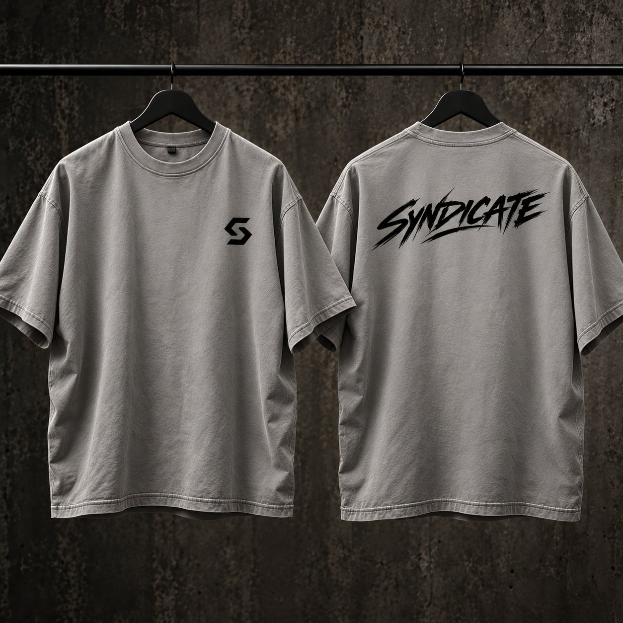 Brush Tee, front and back
